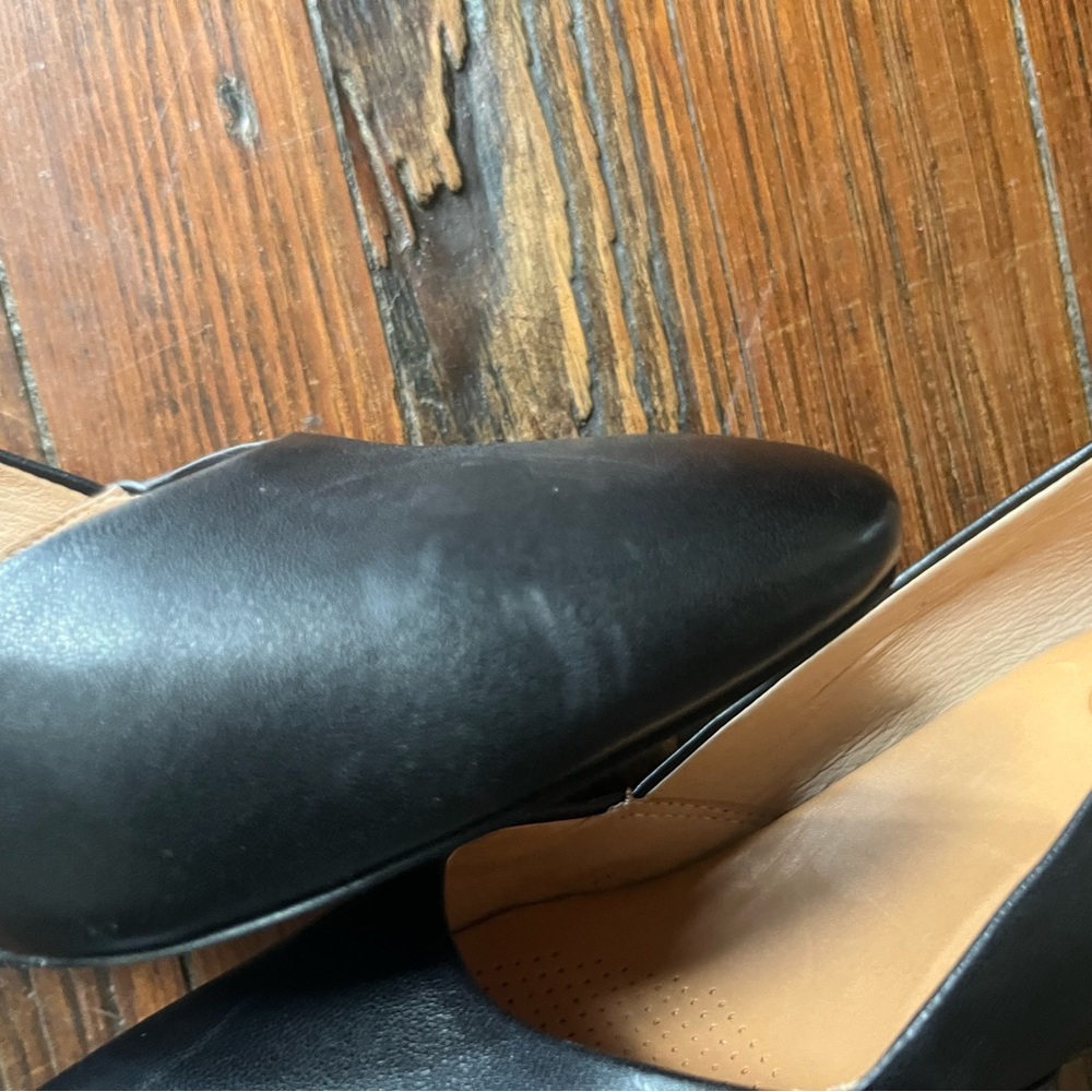 Corso Como Nelly  Black Leather Wedges - Picture 9 of 10